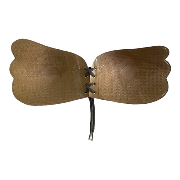 Freebra Grey Double Push Up Invisible Bra. Size B. Velvety fabric. Brand new. - Picture 4 of 4